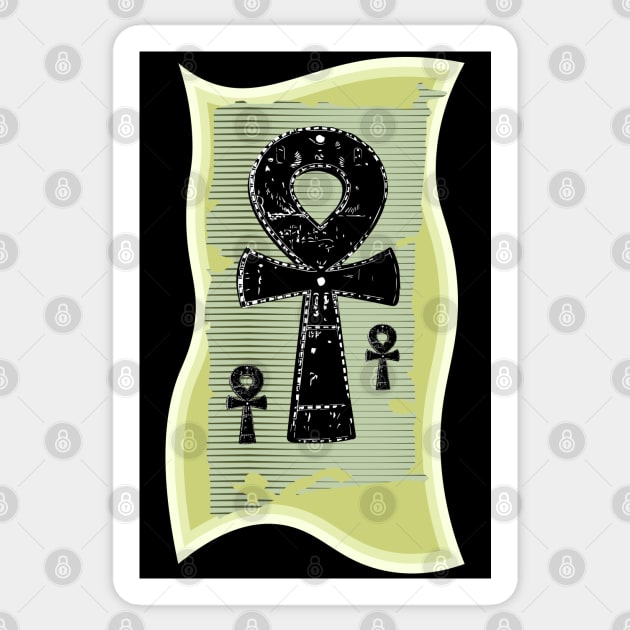 Ankh Symbol Sticker by Dojaja